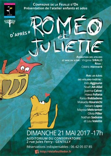 Roméo et Juiliette - Affiche Dominique Martigne 2017